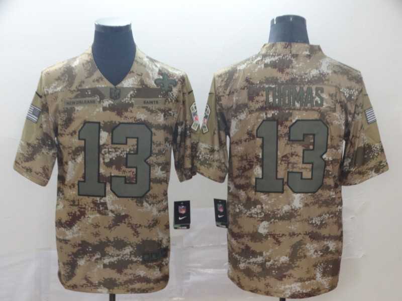 Nike Saints 13 Michael Thomas 2018 Camo Salute To Service Limited Jersey,We sell and wholesale Nike Saints 13 Michael Thomas 2018 Camo Salute To Service Limited Jersey on line form chian!